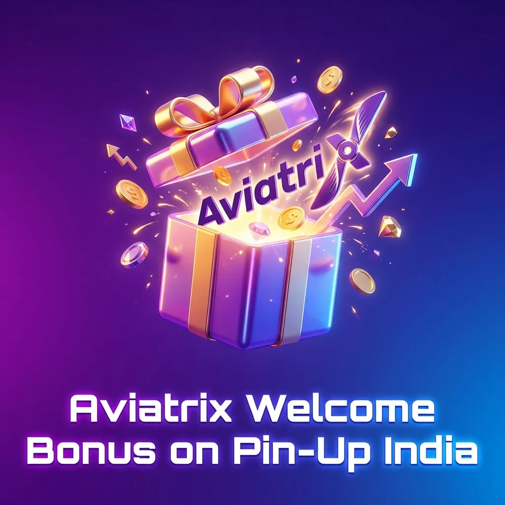 Pin-Up India welcome bonus banner showing up to ₹4,50,000 and 250 free spins for Aviatrix and other casino games
