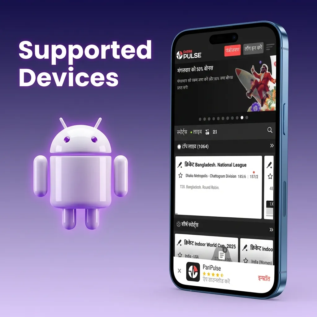 Illustration showing Aviatrix app running on budget, mid-range, and flagship Android phones tested in India (2020–2025).