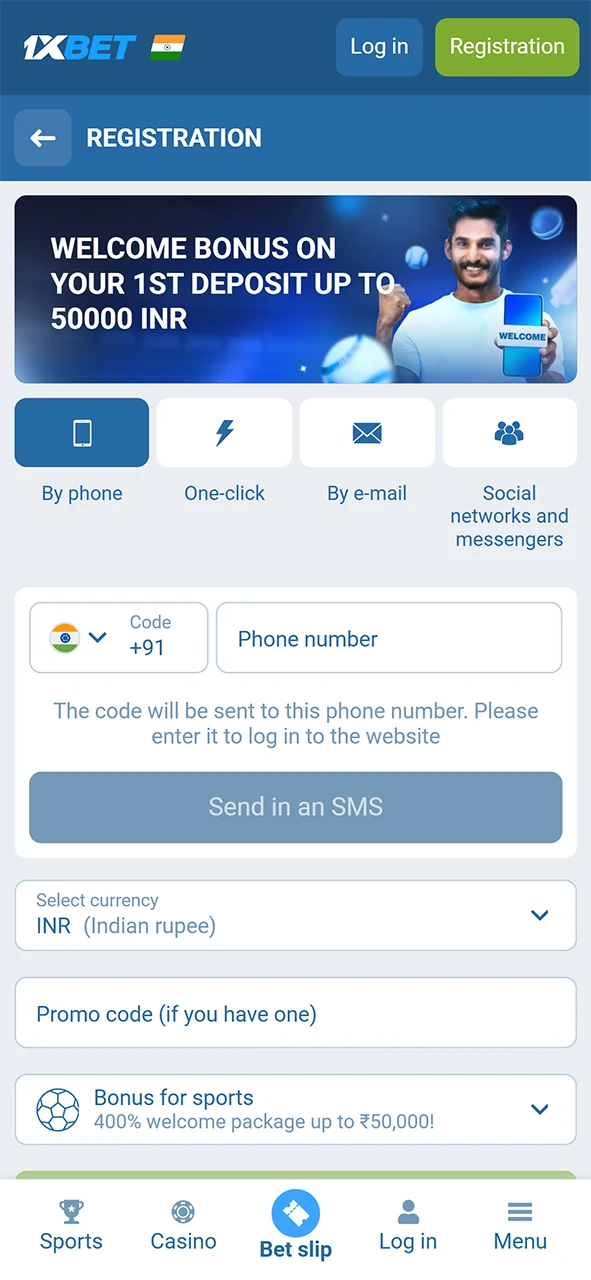 Click the registration button to start playing Aviatrix at 1xBet.