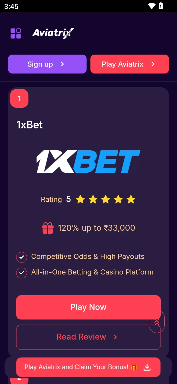 Visit the official website to start your Aviatrix Android download.